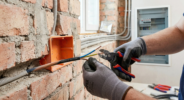Монтаж электропроводки в квартире: подключение кабелей и установка автоматов в щитке